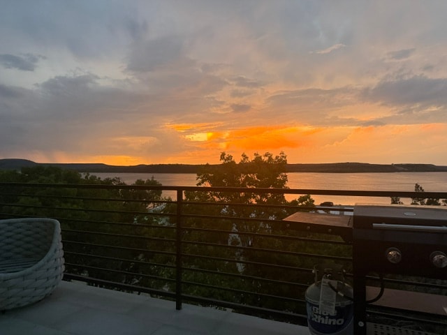 Sunset over Lake Possum Kingdom